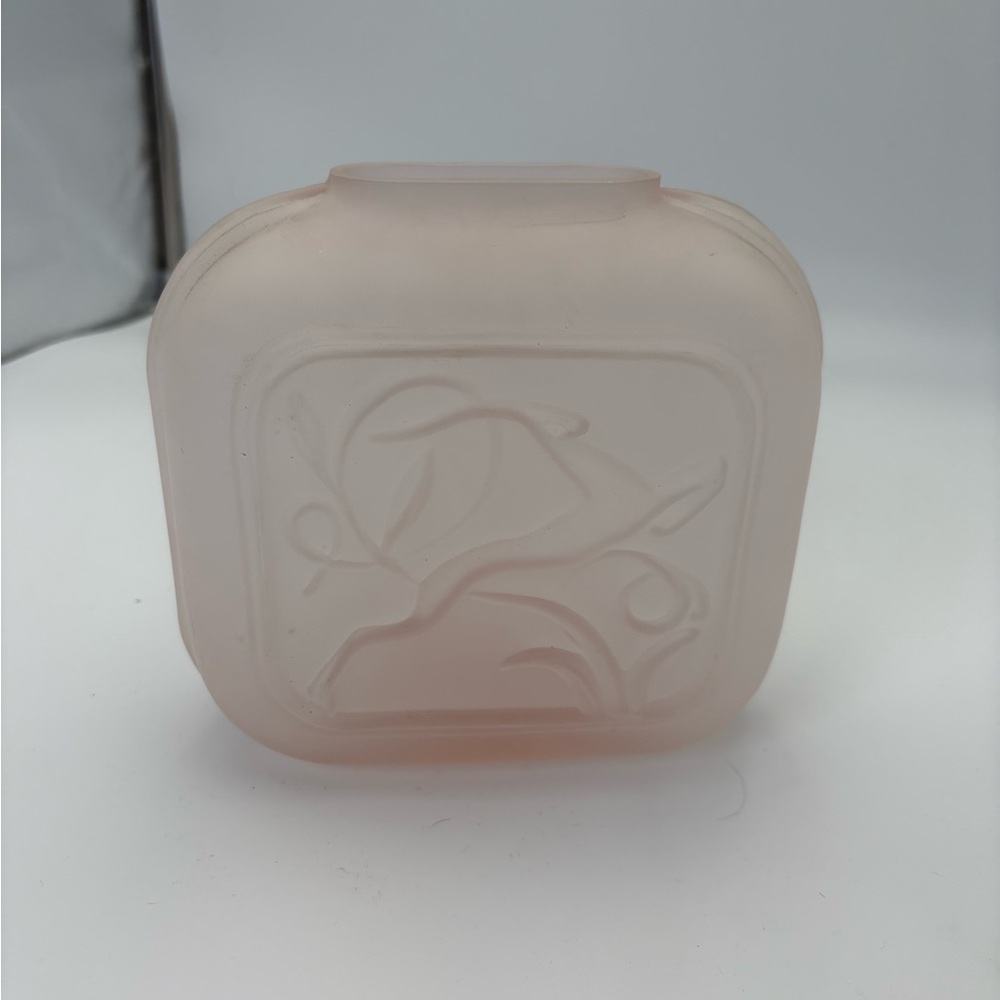 Vintage Balos Art Deco Vase with Frosted Glass in “Amethyst”